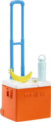 beachvolleybalset Loves The Ocean roze/blauw 4-delig