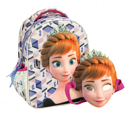 rugzak Frozen meisjes 30 x 25 cm polyester 2-delig