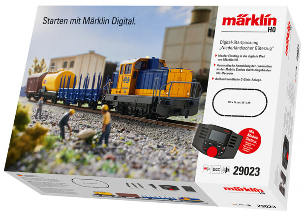 starterspakket NS-trein H0-spoor 230V/36VA 28-delig