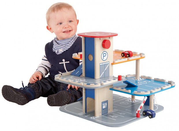 autogarage junior 48 x 47 x 37 cm MDF 3-delig