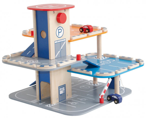 autogarage junior 48 x 47 x 37 cm MDF 3-delig