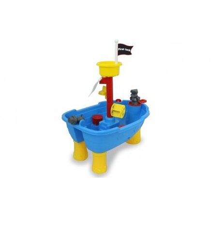 zand- en watertafel junior 29,5 x 58 cm blauw 21-delig
