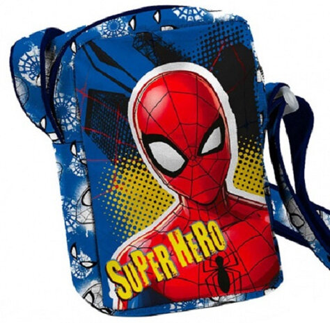 schoudertas Spider-Man junior 12 x 18 x 6 cm polyester