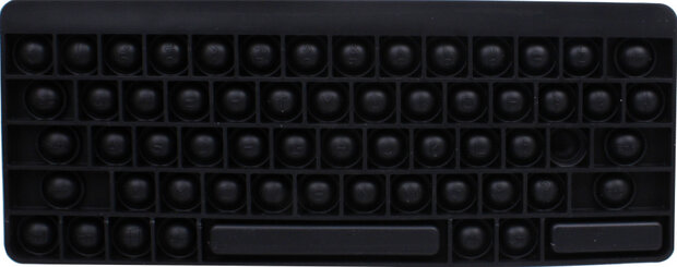 fidget-toetsenbord junior 27,3 x 11 x 1,5 cm zwart