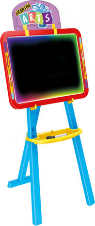tekenbord Painting Glowing led junior 99 cm blauw 10-delig