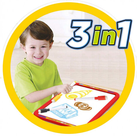 tekenbord Painting Glowing led junior 99 cm blauw 10-delig