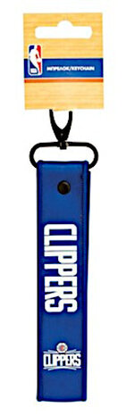 sleutelhanger Los Angeles Clippers 10 cm polyester blauw