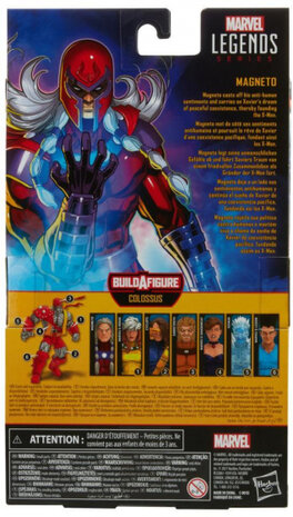 actiefiguur Magneto junior 15 cm rood/paars 6-delig