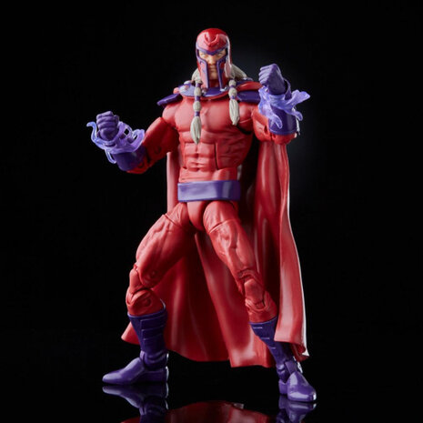 actiefiguur Magneto junior 15 cm rood/paars 6-delig