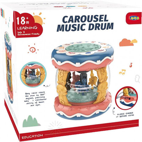 carrousel Music Drum junior 19,5 x 19,5 cm