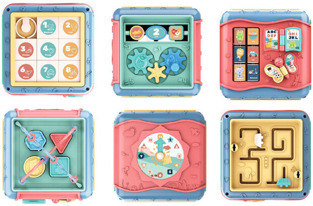 activiteitenkubus junior 18,6 x 17,2 x 17,6 cm