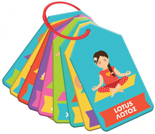 educatieve kaarten Yoga Kids junior 6 x 11 x 18 cm
