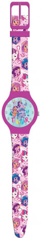 horloge meisjes 32 mm kwarts siliconen roze