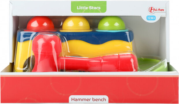 hamerbank Little Stars junior 26 x 15 x 13 cm 5-delig