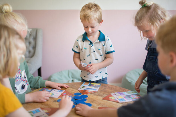 kinderspel Droomhuis Lotto karton 43-delig
