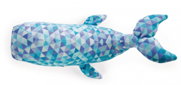 knuffelwalvis Atlantic Friends junior 22 cm pluche blauw