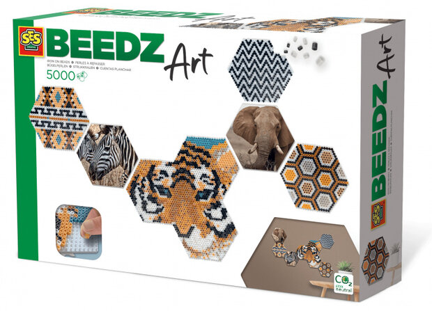 kralenset Beedz Art Safari junior 5000-delig