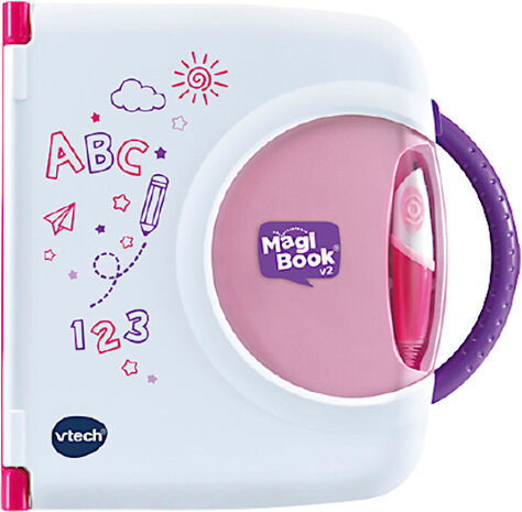 interactief boek MagiBook v2 junior 24 x 27 cm roze 3-delig