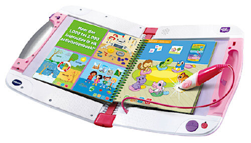 interactief boek MagiBook v2 junior 24 x 27 cm roze 3-delig