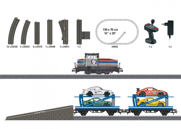 autotransport Start Up 130 x 76 cm 1:87 H0 27-delig