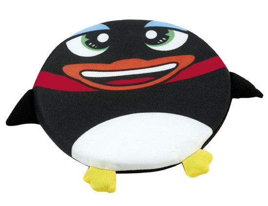 sponsdier junior 20 cm polyester zwart/wit