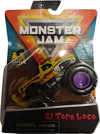 monstertruck Monster Jam El Torro Loco 1:64 geel