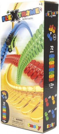 lanceerbaanset FleXtreme Refill Tracks 172 cm 72 stuks