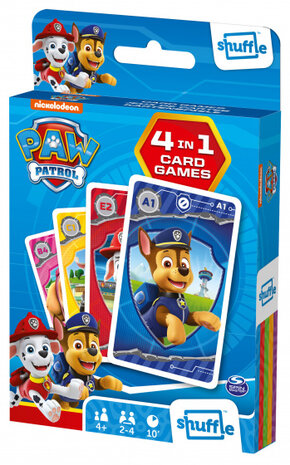 kaartspel 4-in-1 Nickelodeon Paw Patrol junior karton