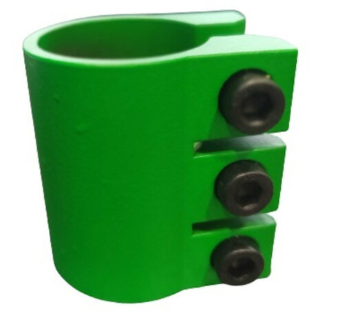 stuurklem staal groen