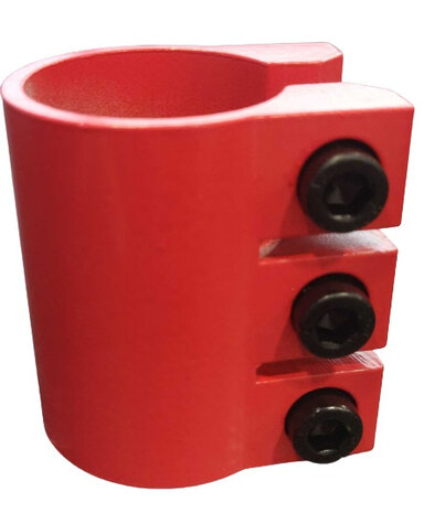 stuurklem staal rood