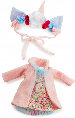 poppenkleding Avril Smiths 32 cm lichtroze 3-delig