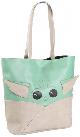 handtas Grogu 15 liter 38 cm polyurethaan mintgroen