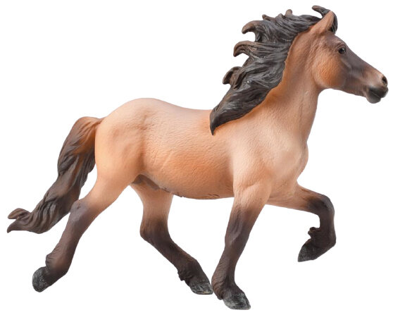 speelfiguur paard Ijslander 14,5 cm ABS lichtbruin