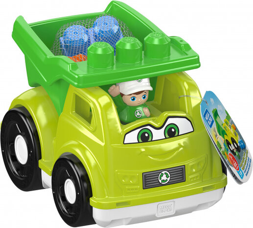 constructiespeelgoed Raphy Recyling Truck 6-delig