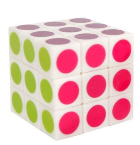 puzzelkubus 3,5 x 3,5 cm wit