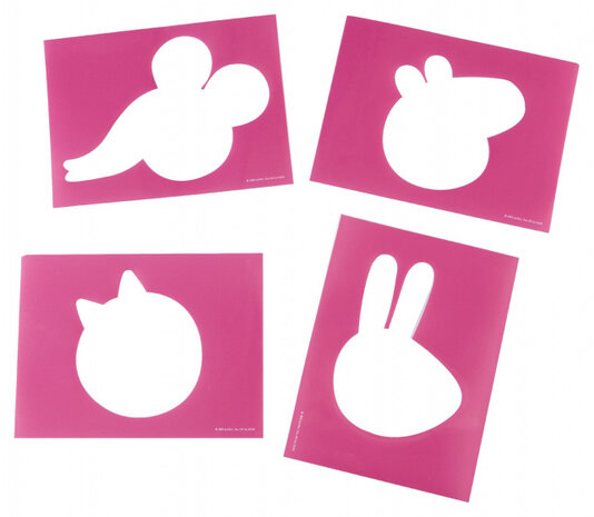 tekenbord Peppa Pig magnetisch junior roze 5-delig