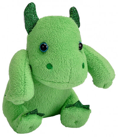 knuffeldinosaurus junior 13 cm pluche groen