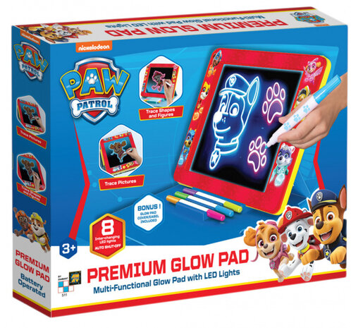tekenbord Paw Patrol Premium lichtgevend led 6-delig