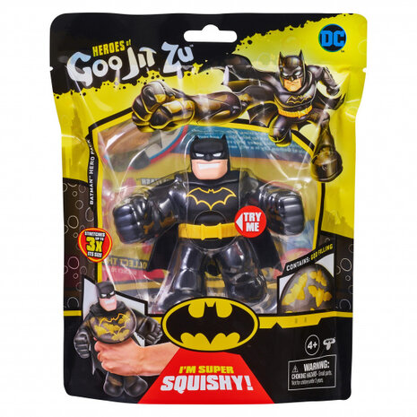 stretchfiguur DC Batman 14,5 x 13,5 cm rubber zwart
