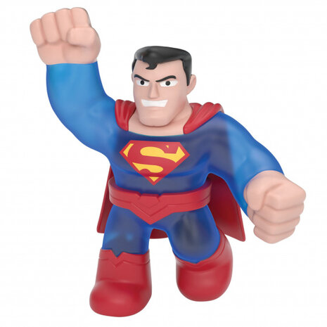 stretchfiguur DC Superman 14,5 x 13,5 cm rubber blauw