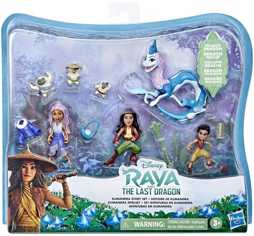 speelfigurenset Raya En De Laatste Draak junior 12-delig
