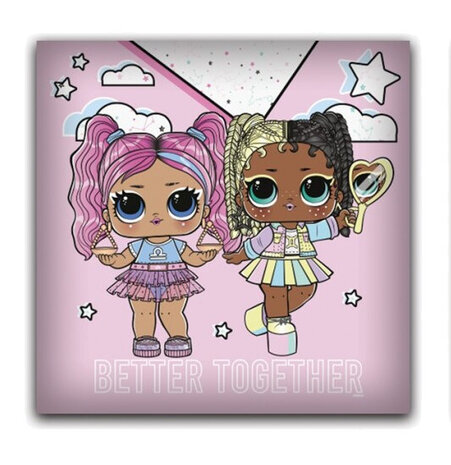 kussen L.O.L. Surprise Better Together 40 cm roze