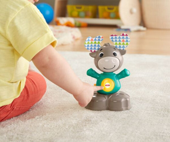 Linkimals Muzikale Rendier junior 18 cm groen (FR)