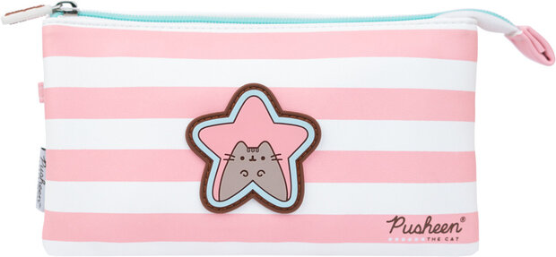 etui Rose Collection meisjes 21 x 12 cm synthetisch roze