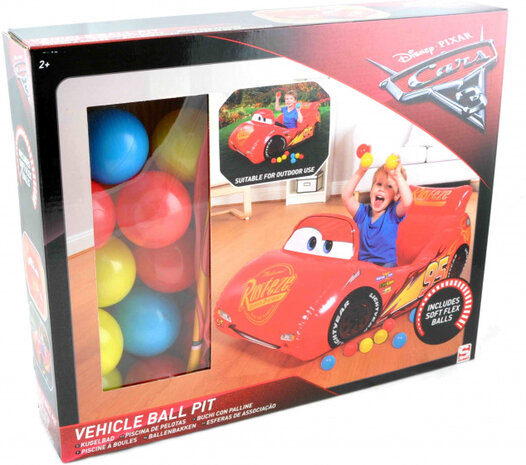 ballenbak Cars junior 110 x 60 x 50 cm rood 11-delig