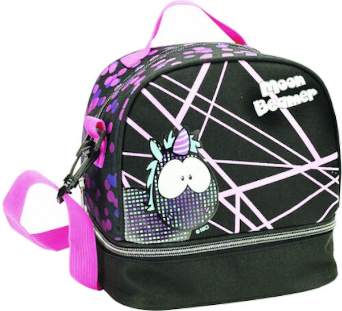 schoudertas meisjes 6 liter 15,5 x 19 x 21 cm textiel zwart