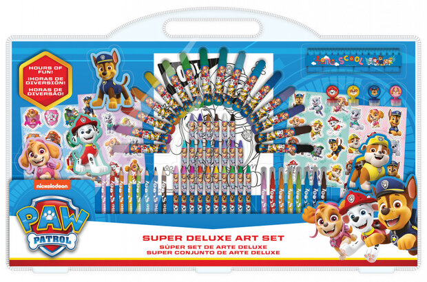 kleurset Paw Patrol Super Deluxe 60-delig