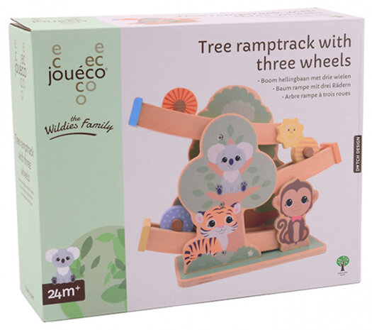 hellingbaan boom junior 30 x 25 cm hout 4-delig