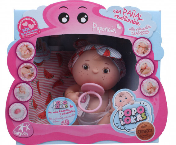 babypop Popo Lokas Poponcia junior 20 cm 6-delig