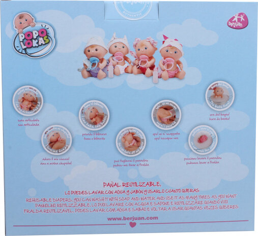babypop Popo Lokas Poponcia junior 20 cm 6-delig